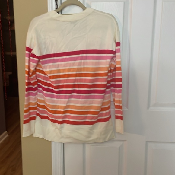 Talbots GIRLFRIEND CARDIGAN - MULTI STRIPE - Picture 3 of 4